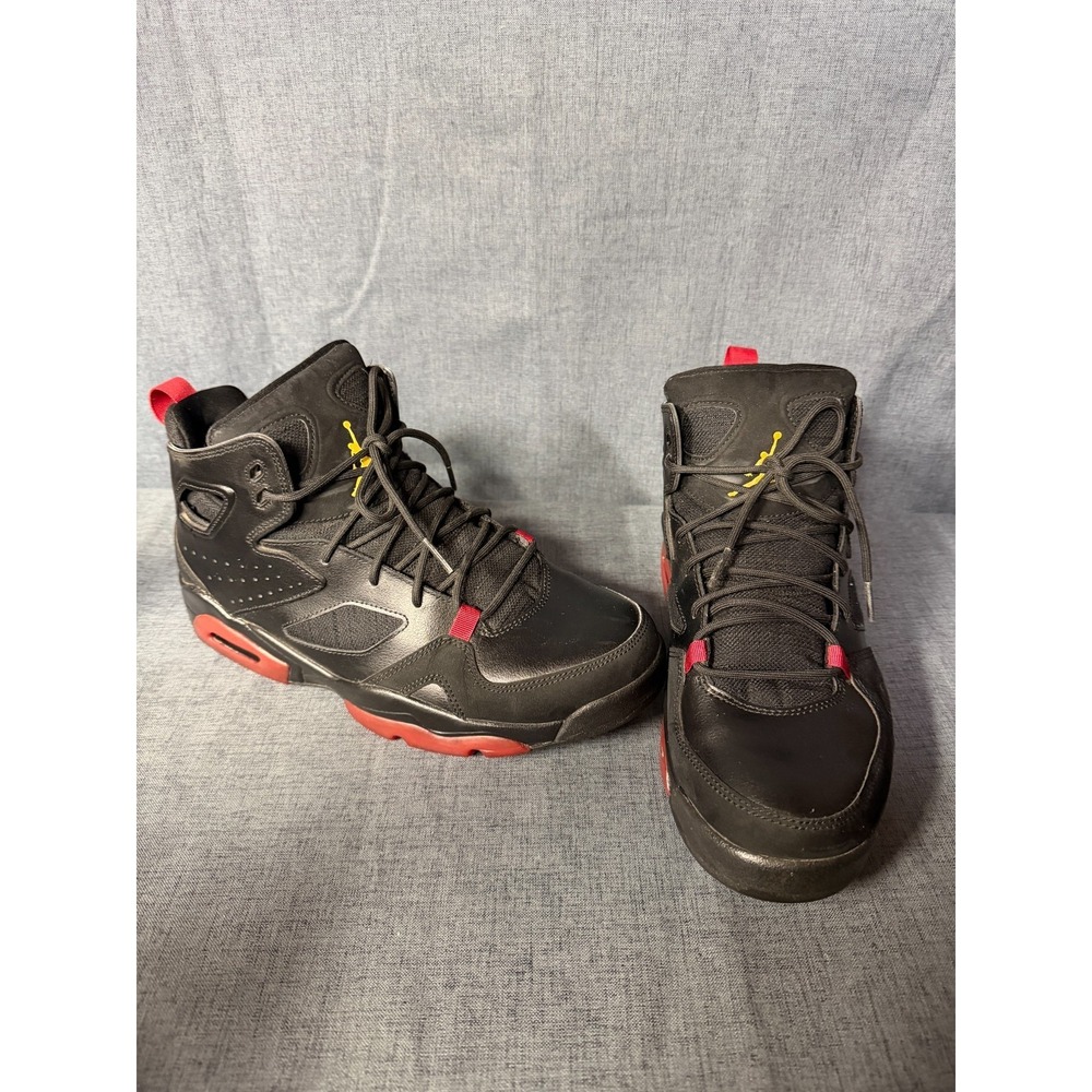 Nike Mens Air Jordan Flight Club 91 555475-067 Black Basketball Shoes Sneakers 9